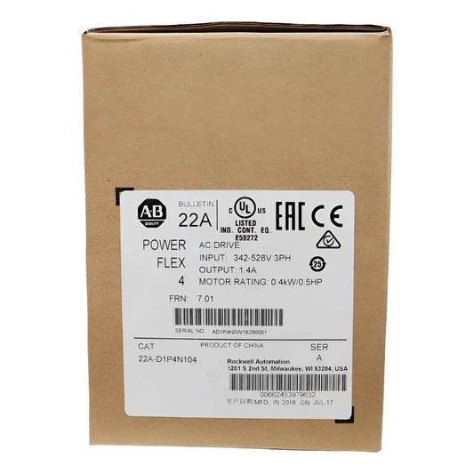 Variador Allen-bradley 22a-d1p4n104 Powerflex 4 0.5 Hp