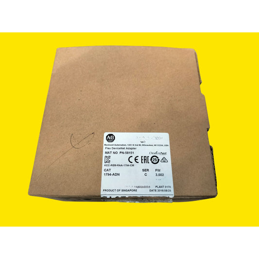 Allen Bradley 1794-adn Flex Devicenet Adapter