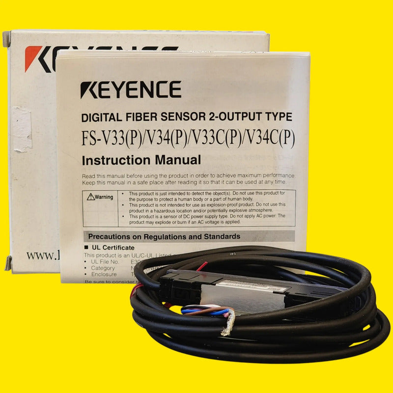 Keyence Fs-v33 Amplificador De Sensor Óptico