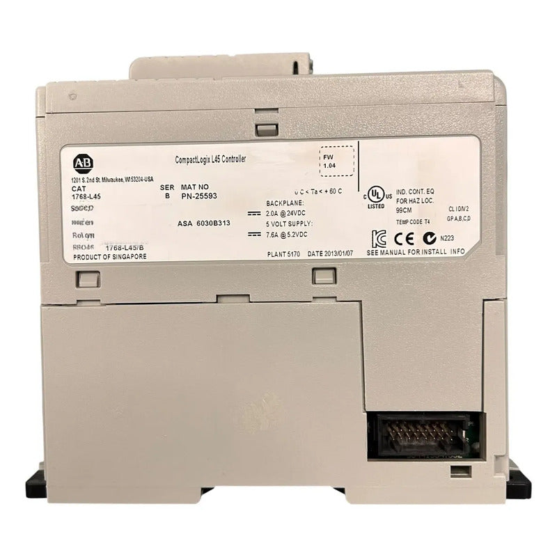 Allen-bradley 1768-l45 Controlador Plc Compactlogix
