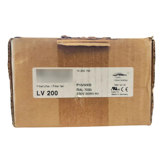 Rûbsamen Herr Lv200 Ventilador Con Filtro Para Gabinete 9.2 Cm 50 Hz/60 Hz Gris Negro Plástico Termoplástico De Alta Resistencia 7