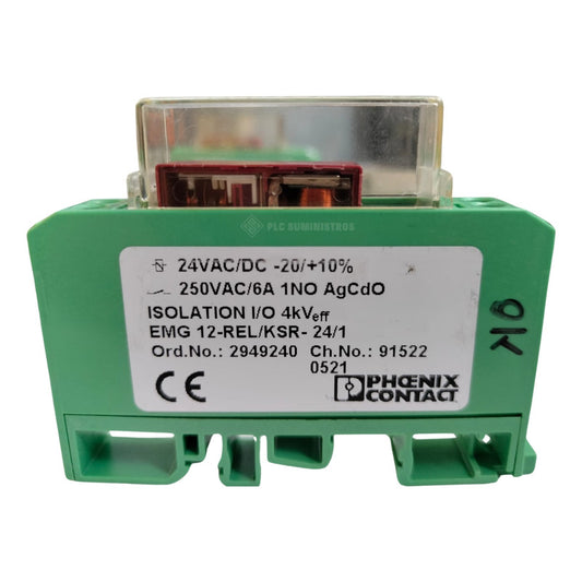 Phoenix Contact Emg 12-rel/ksr-24-1 Modulo De Rele