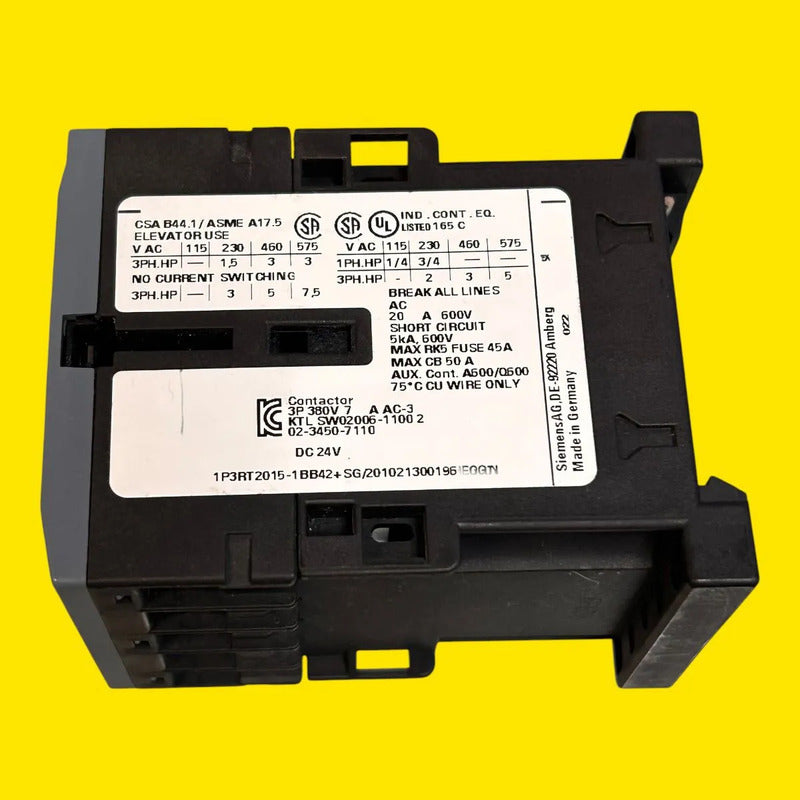 Siemens 3rt2015-1bb42 Contactor De Potencia Sirius