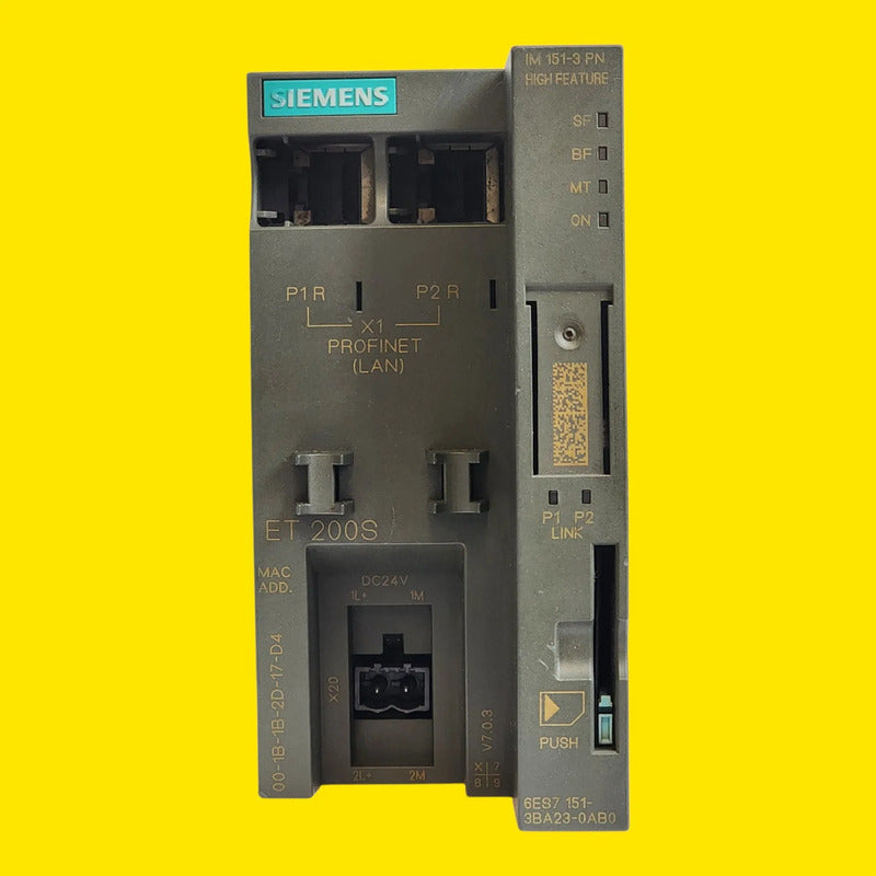 Siemens 6es7 151-3ba23-0ab0 Módulo Interfaz Profinet