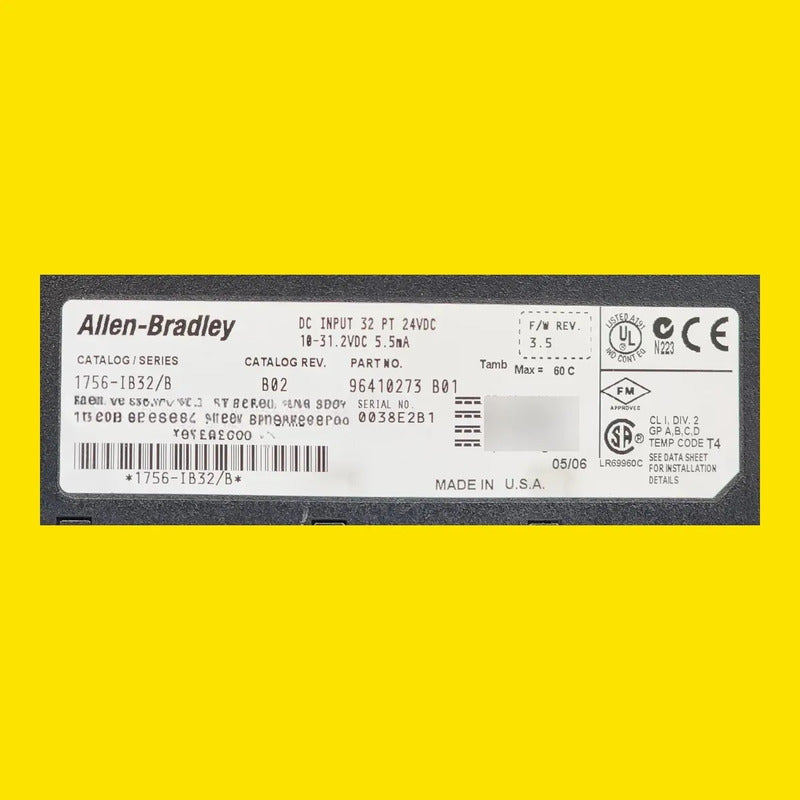 Allen-bradley Módulo De Entrada   1756-ib32