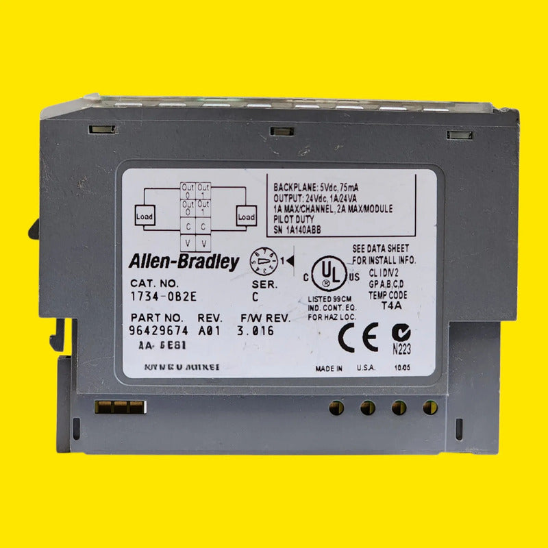 Allen-bradley 1734-ob2e Módulo 2 Salidas 24vdc Point I/o