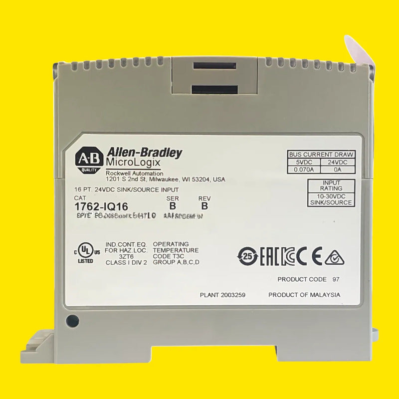 Allen-bradley 1762-iq16 Plc Micrologix 1200 16 Puntos 24v Dc