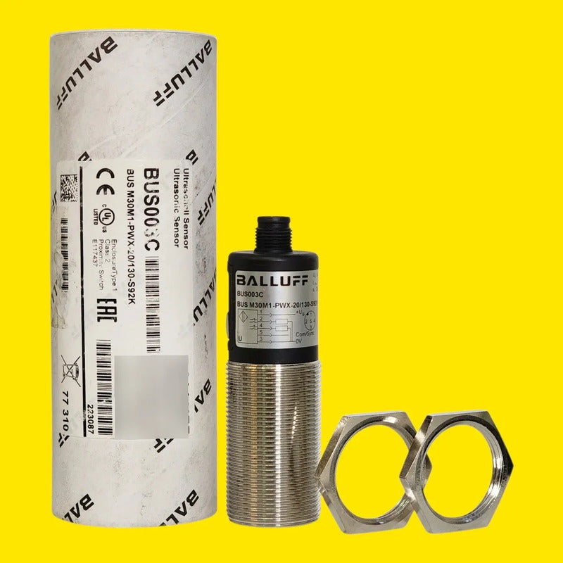 Balluff Bus003c Sensor Ultrasonico M30 Io-link Pnp Ip67 Indu