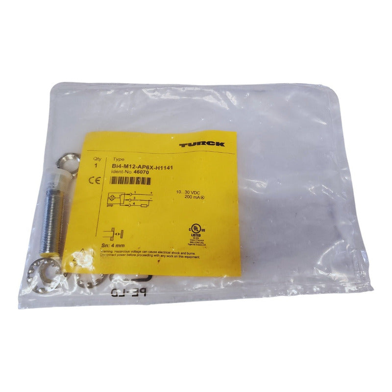 Sensor Empotrable Inductivo Turck Bi4-m12-ap6x-h1141