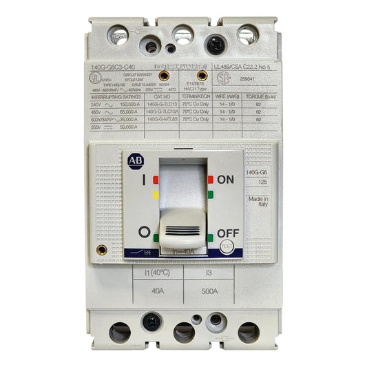 Allen-bradley 140g-g6c3-c40 Guardamotor 3p 690v Industrial 50/60 Hz Buen Estado Físico