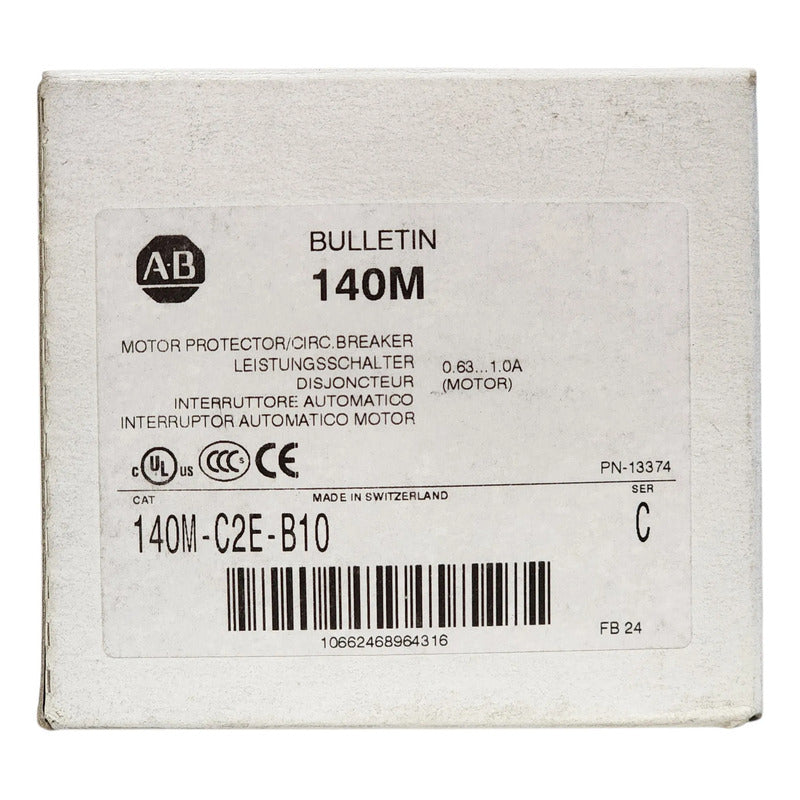 Allen Bradley 140m-c2e-b10 Guardamotor 50/60hz