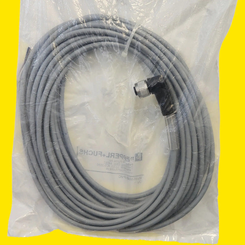 Pepperl+fuchs V1-w-10m-pvc Cable M12 Hembra 10 M Gris