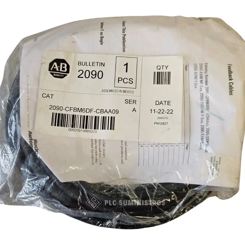 Allen-bradley Power And Feedback Cable 2090-cfbm6df-cbaa09