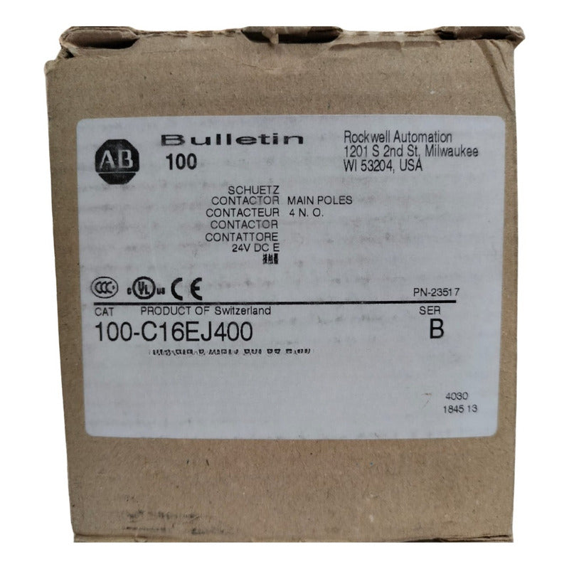 Allen-bradley 100-c16ej400 Contactor