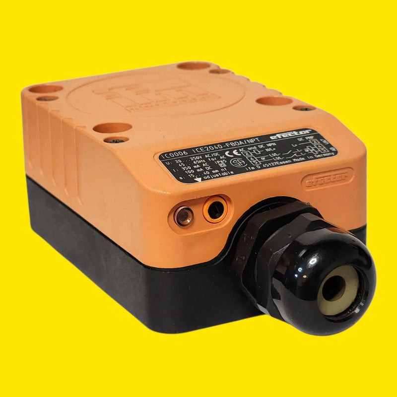 Ifm Ic0006 Sensor Inductivo Ac/dc 40mm Ip67