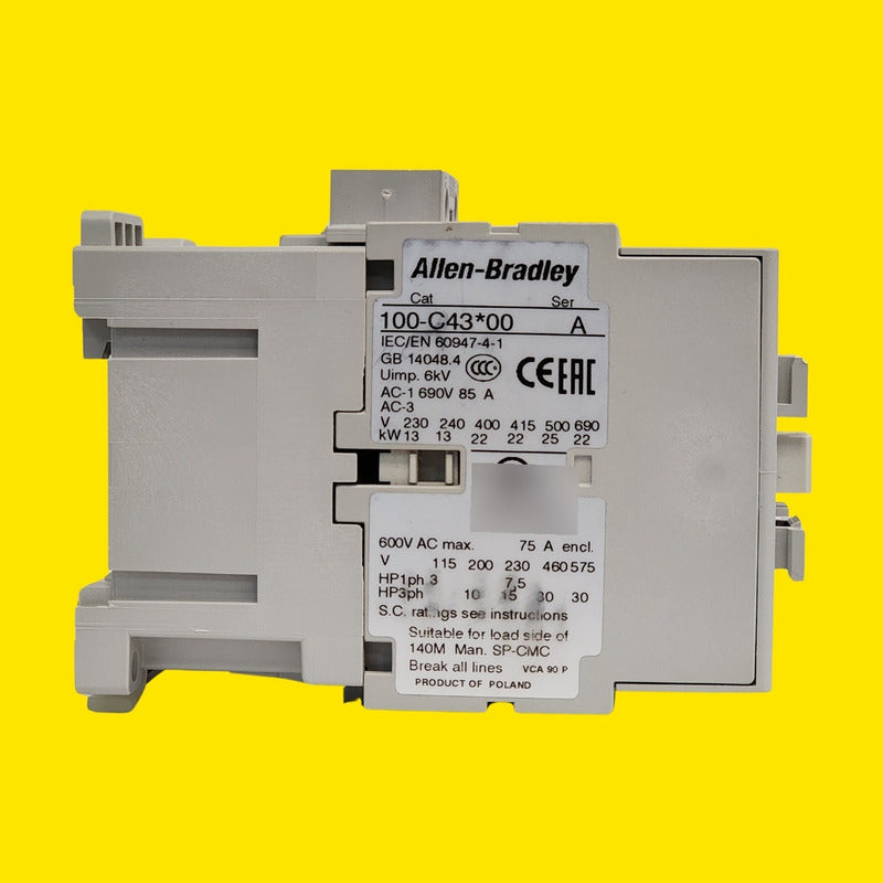 Contactor Allen-bradley 100-c43d10 Bobina 110v Ac Industrial