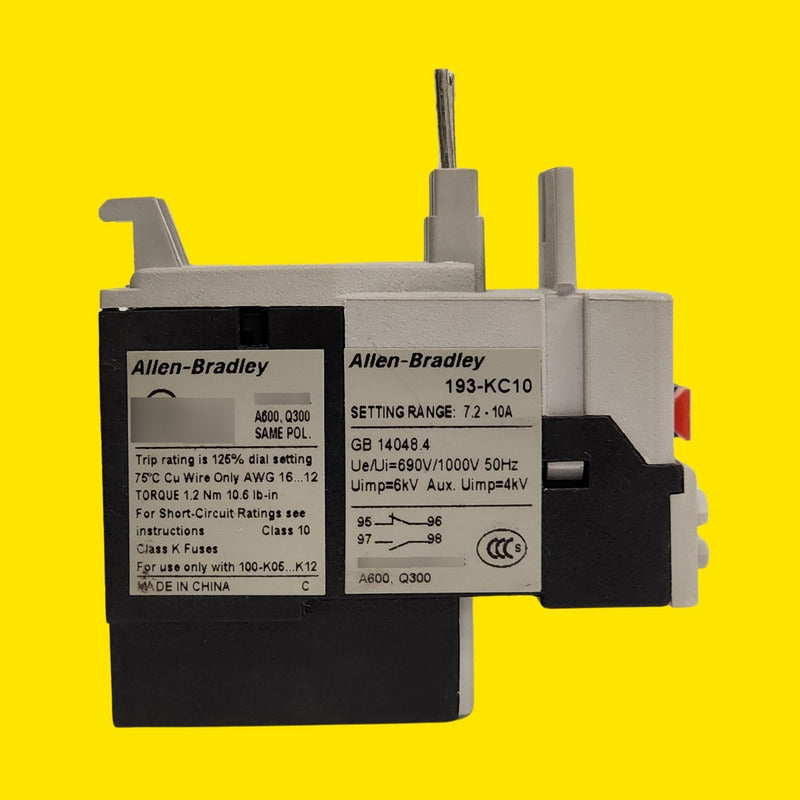 Relé De Control Allen-bradley 193-kc10 Industrial