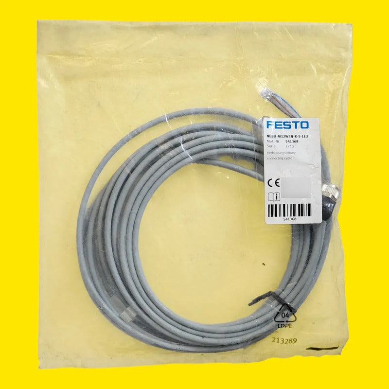 Festo Nebu-m12w5n-k-5-le3 Cable Con Conector M12 541368