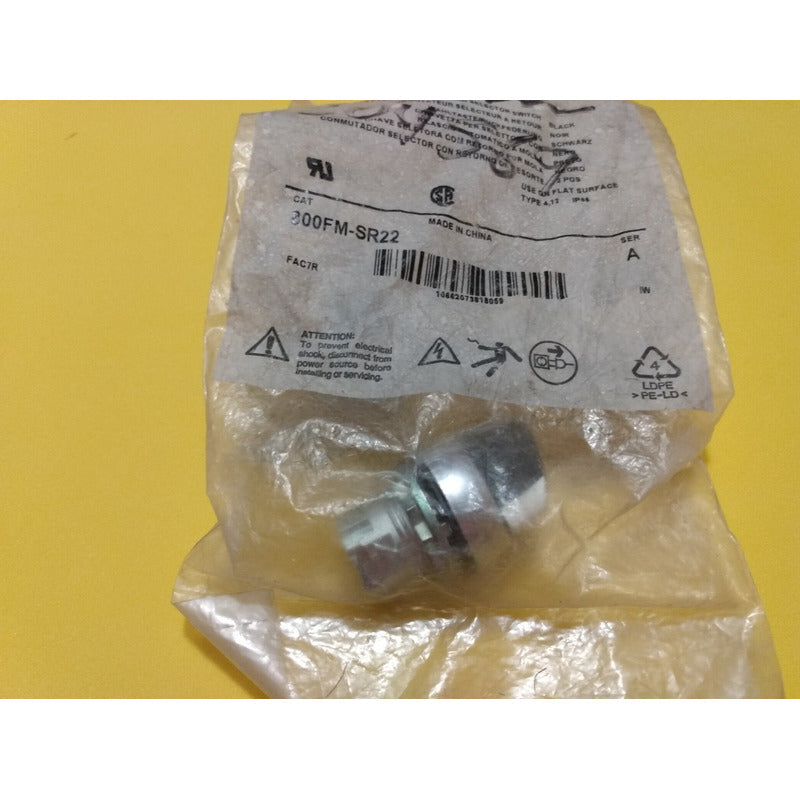 Allen-bradley 800fm-sr22 Conmutador Selector Con Retorno. -