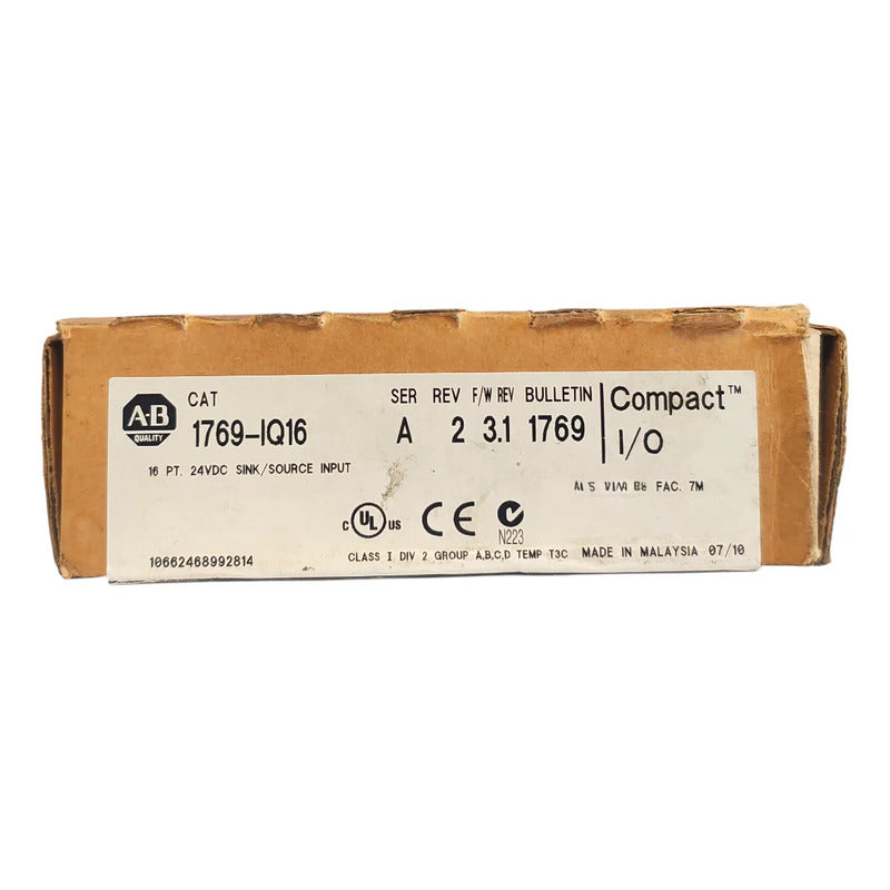 1769-iq16 Allen-bradley Compactlogix 16 Pt 24vdc Módulo Plc