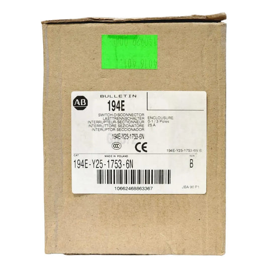 Interruptor De Desconexión Allen-bradley 194e-y25-1753-6n