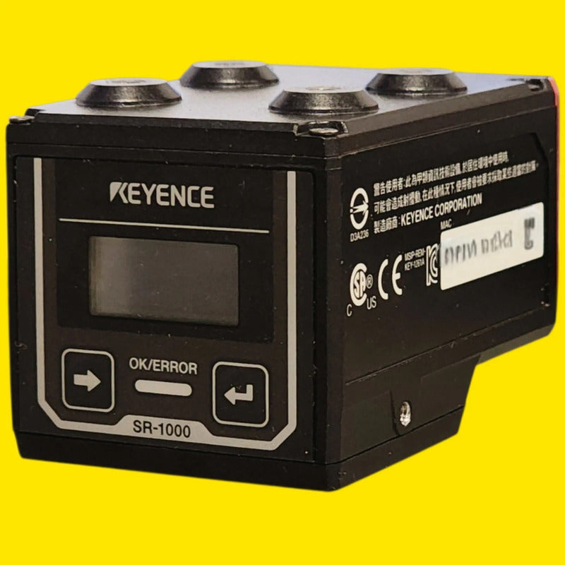 Keyence Sr-1000w Lector De Códigos Industrial Negro Cable De Alimentación Y E/s I/o