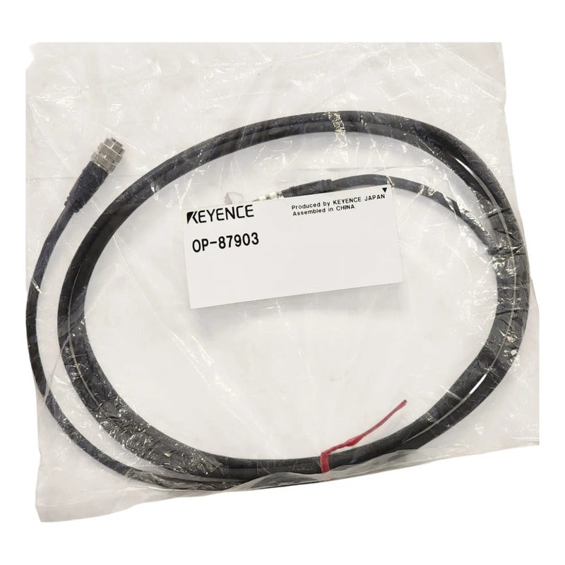 Keyence Op-87904 Cable Sensor Cabezal Negro