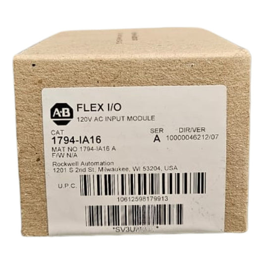 Allen Bradley 1794-ia16 Flex I/o Módulo De Entrada