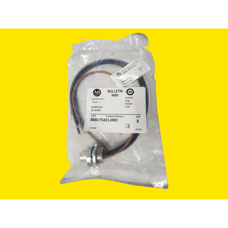 Allen-bradley 888d-f5ae1-0m3 Dc Micro Receptacle