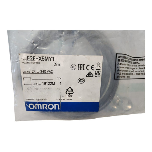 Omron E2e-x5my1 Sensor De Prox. Cilindrico