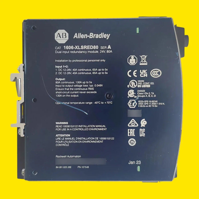 Módulo Redundancia Allen-bradley 1606-xlsred80 24v 80a