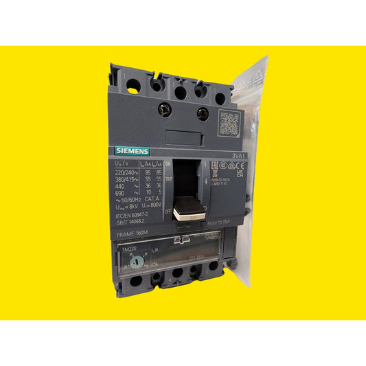 Siemens 3va1132-5ee36-0aa0 Interruptor Autom. Negro