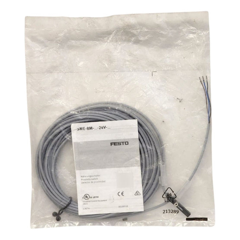 Festo Sme-8m-ds-24v-k-7.5-oe 543876 Sensor Proximidad Ranura