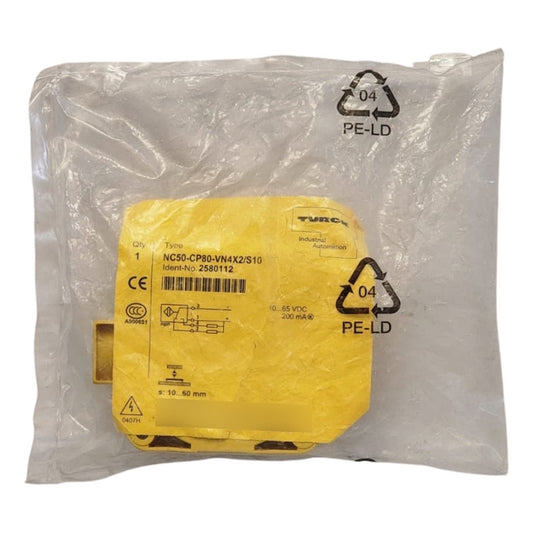 Sensor Capacitivo Turck Nc50-cp80-vn4x2/s10 50mm Ip67