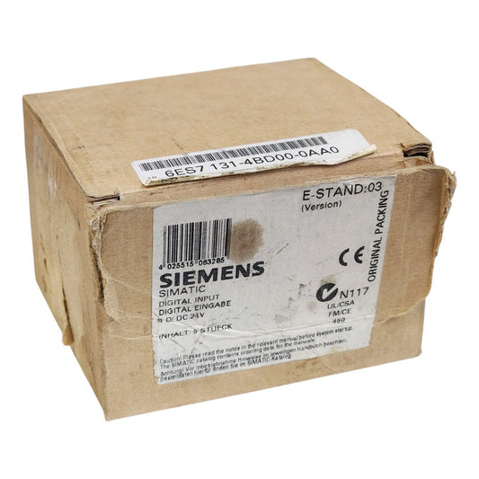 Siemens 6es7 131-4bd00-0aa0 Módulo 4 Entradas 24vdc