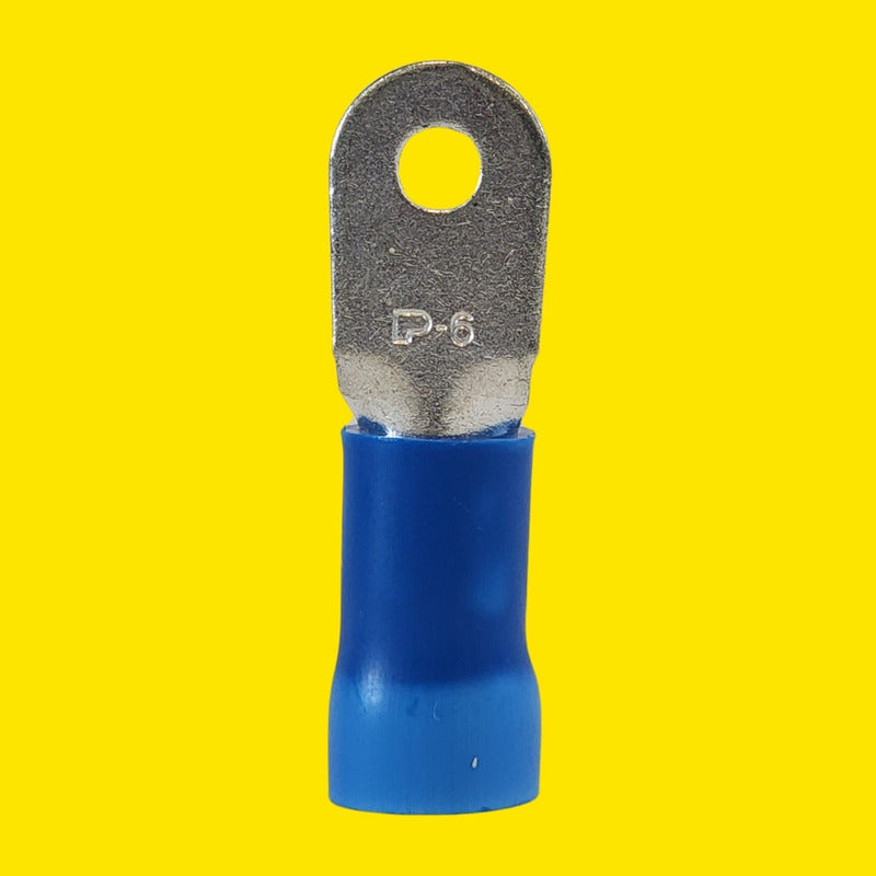 Terminal Anillo Panduit Pv6-8r Vinilo 6 Awg Pern #8 C/200pzs