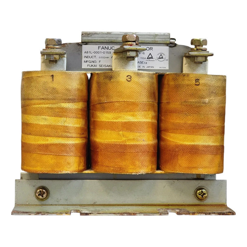 Fanuc A81l-0001-0159 Reactor De Línea Trifásico Sin Cubierta