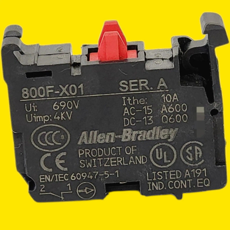 Allen Bradley 800f-x01 Negro
