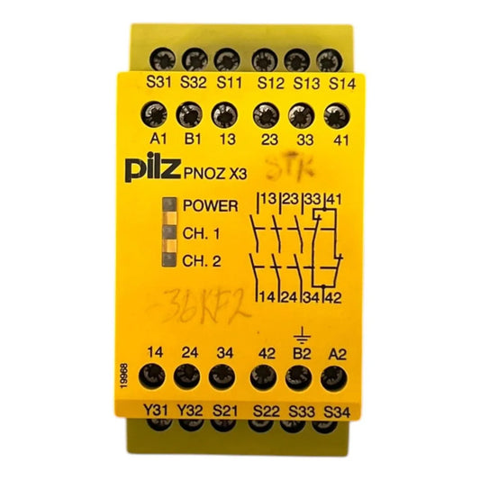 Pilz Pnoz X3 Relevador De Seguridad