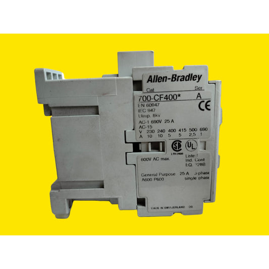 Allen-bradley 700-cf400d Contactor De Control Iec