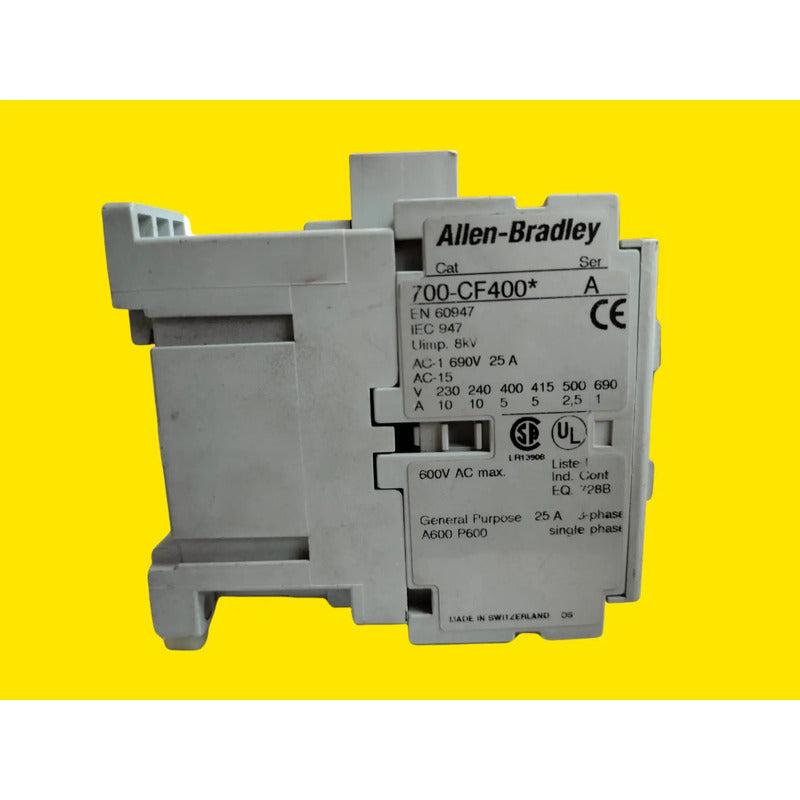 Allen-bradley 700-cf400d Contactor De Control Iec