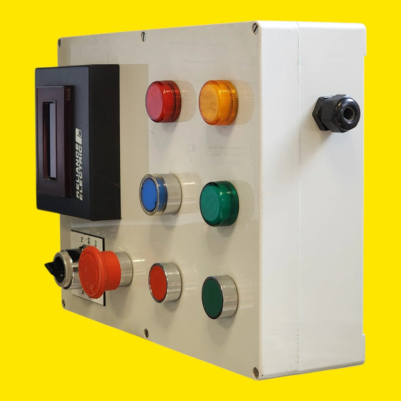 Reliance Electric Botonera Control Con Display Y Potencia Blanco