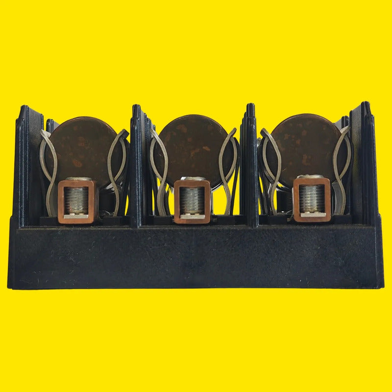 Bussman Bloque J60060-3cor + 3 Fusibles Clasej Lpj-40sp 600v
