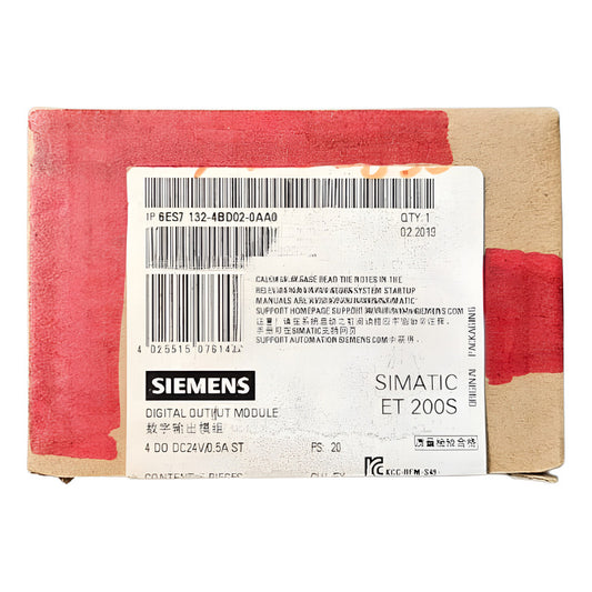 Siemens 6es7 132-4bd02-0aa0 Output Module Et 200s