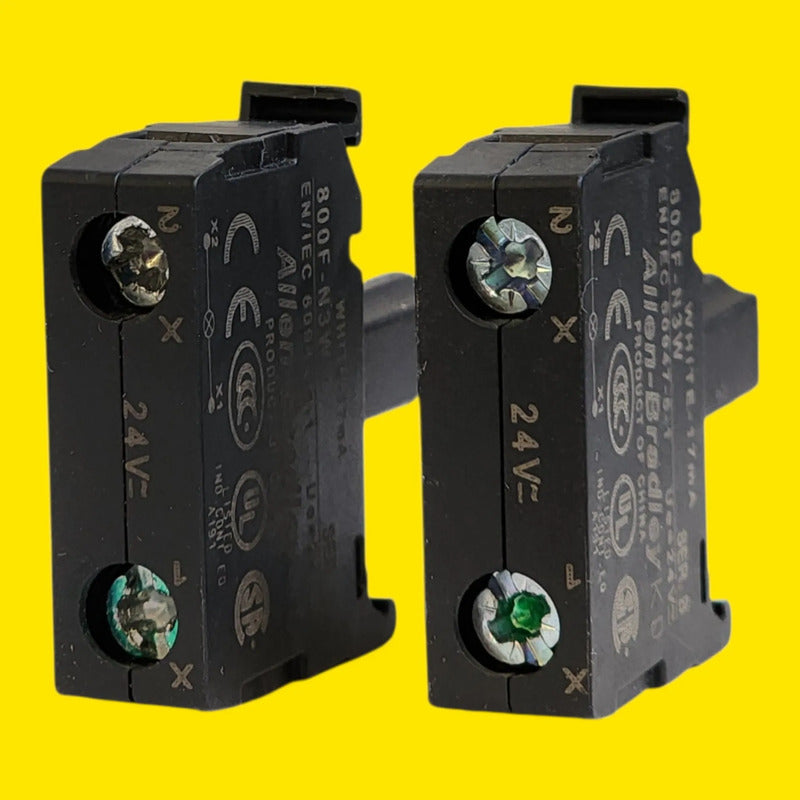Allen-bradley 800f-n3w Bloque De Contactos Auxiliar