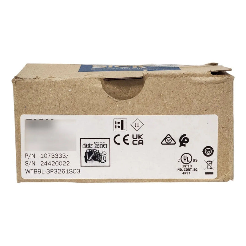 Sick Wtb9l-3p3261s03 1073333 Sensor Fotoeléctrico Láser Pnp