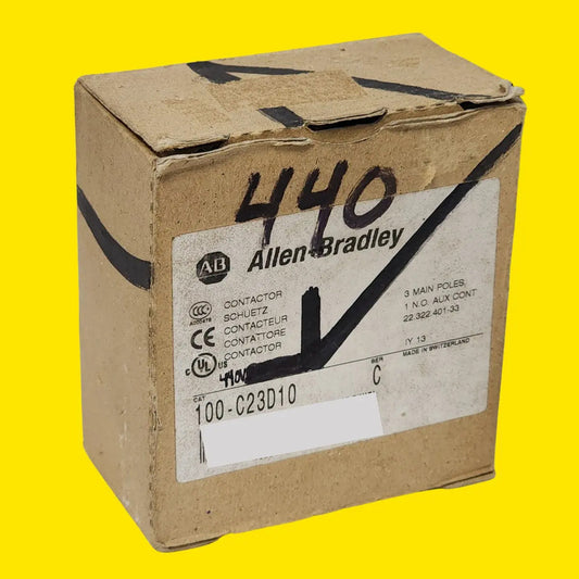 Allen-bradley 100-c23b10 Contactor 23a 3 Polos 440v