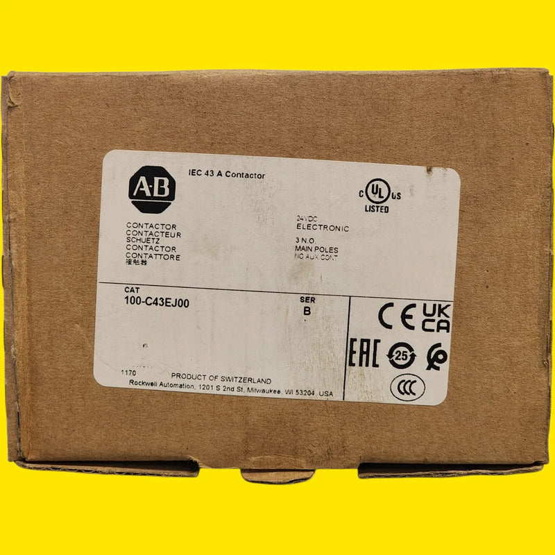 Allen-bradley 100-c43ej00 Contactor De Potencia 43a