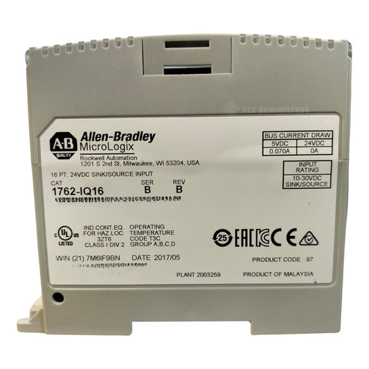 Allen Bradley 1762-iq16 Micrologix 16 Point