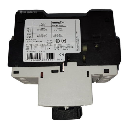 Arrancador De Motor Manual Siemens 3rv1021-1ba10